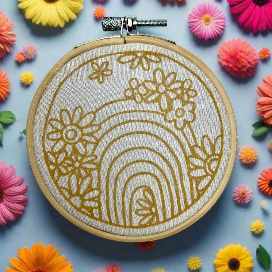 Mini Batik Craft Kit – Over the Rainbow | Hand-Waxed DIY Craft Kit: Batik Kit