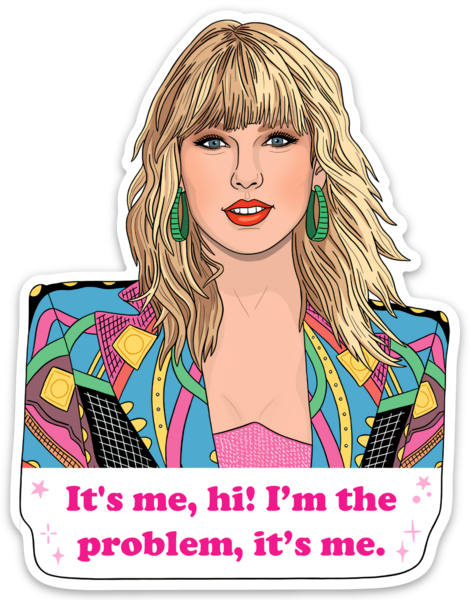 Taylor It&#39;s Me, Hi! Die Cut Magnet