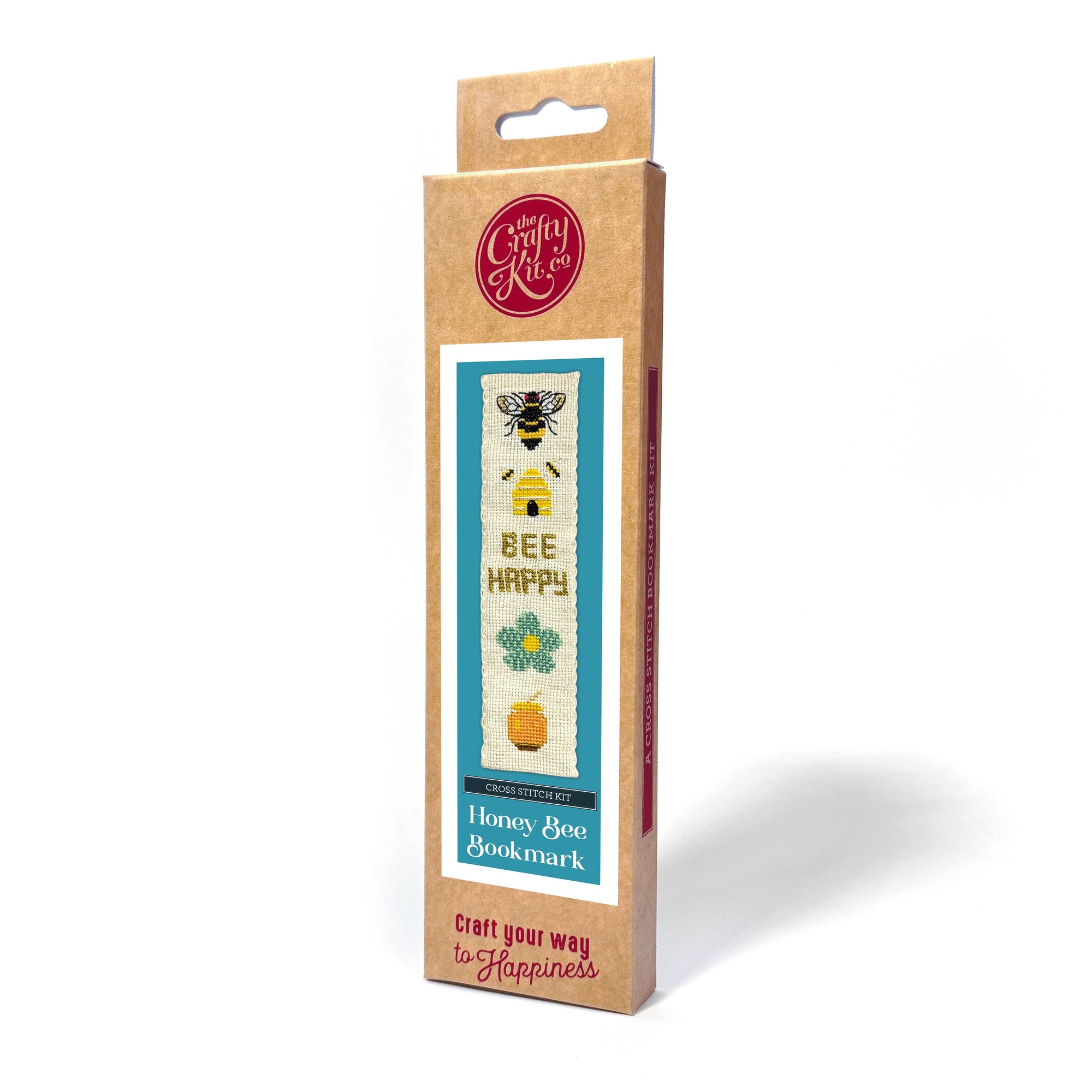 Honey Bee Cross Stitch Bookmark Kit