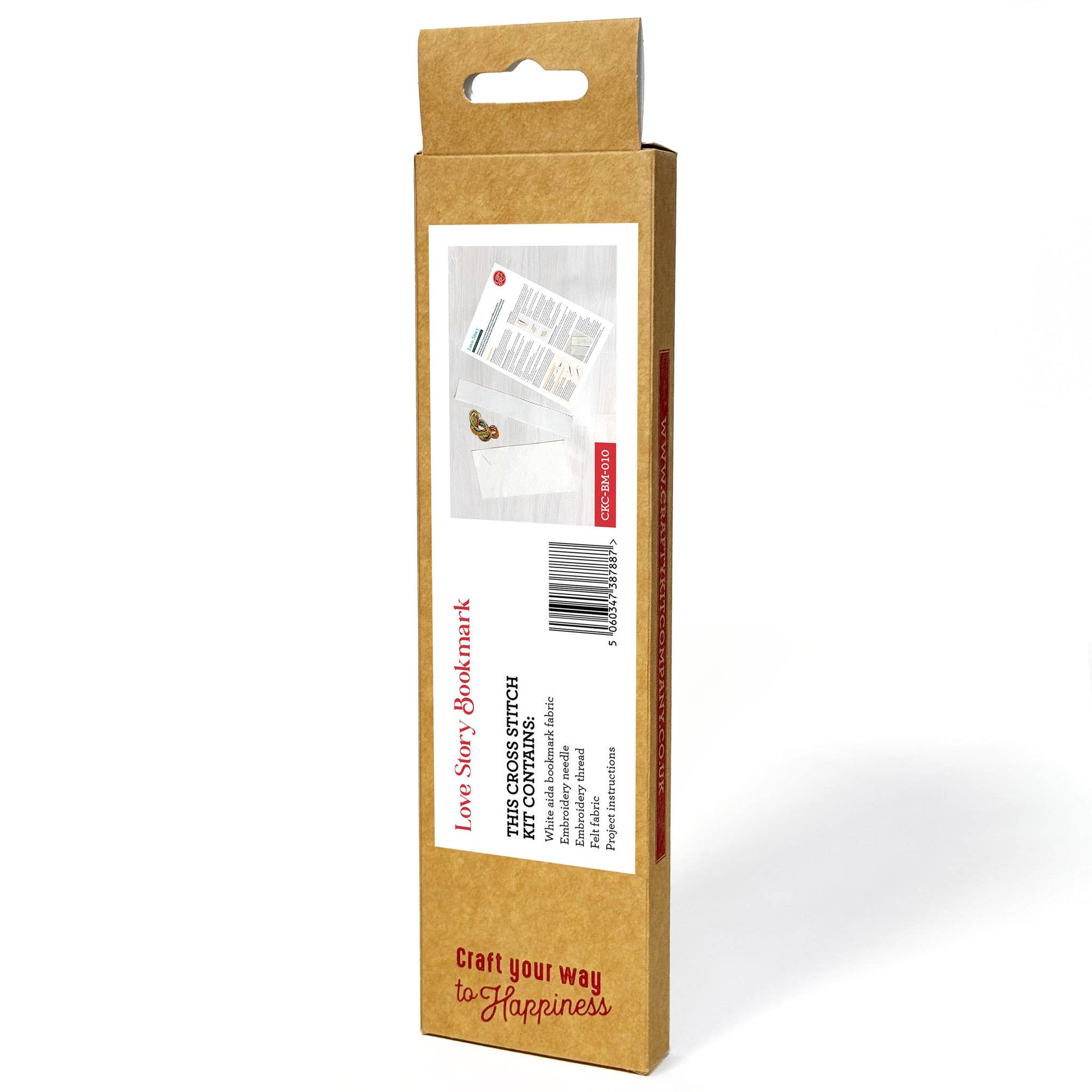 Love Story Cross Stitch Bookmark Kit