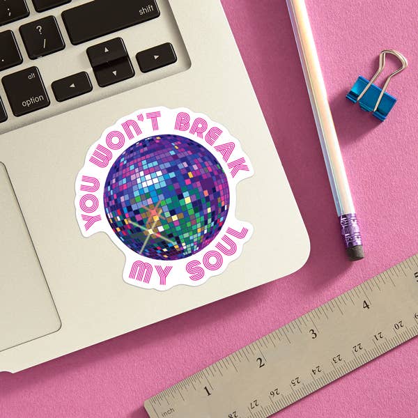 Disco Ball Die Cut Sticker