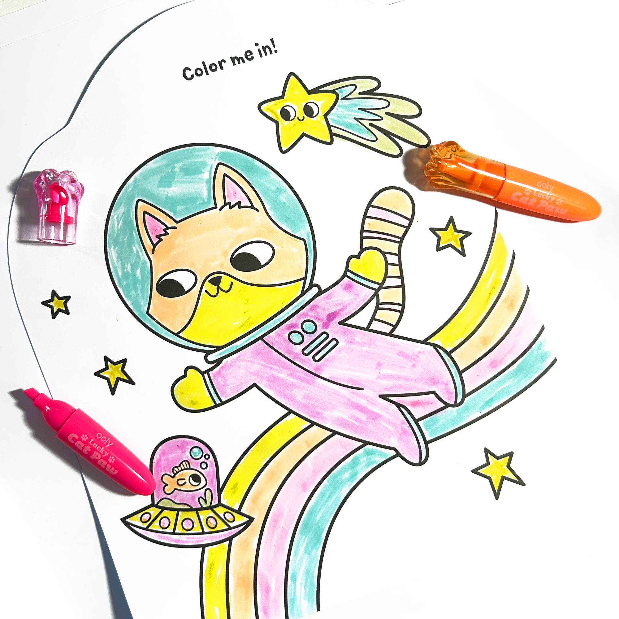 Lucky Cat Paw: Neon Highlighters - Berry Scent (Set of 6)