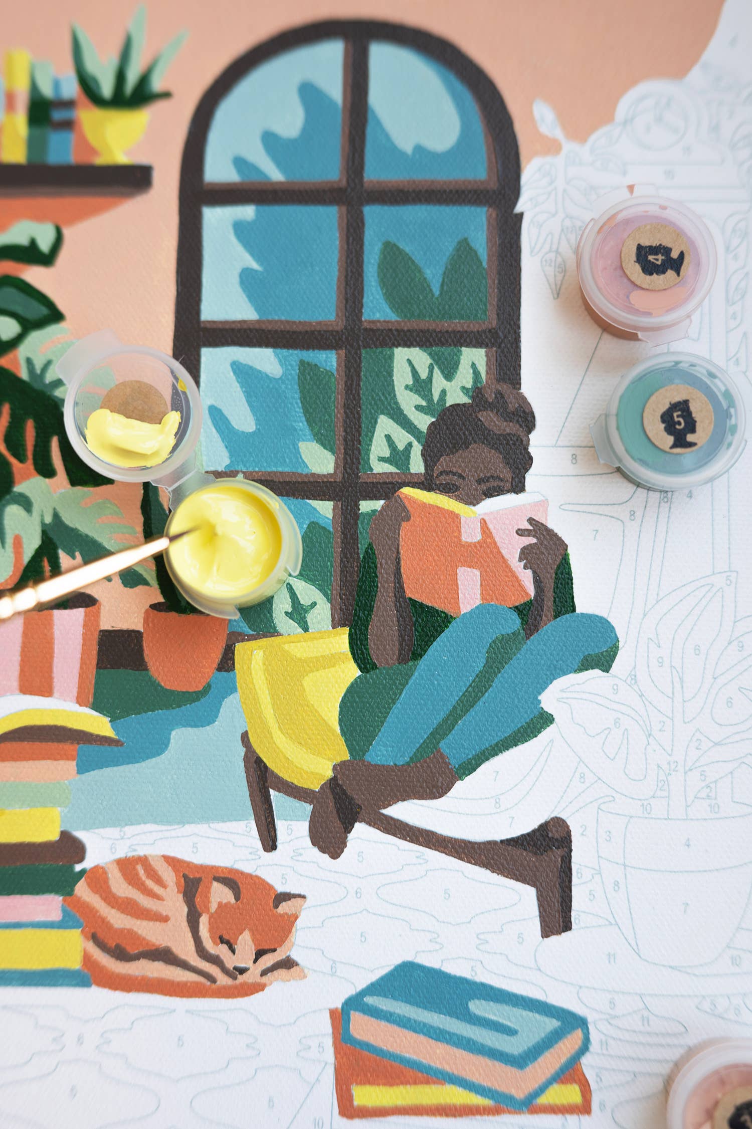 A Novel Afternoon Paint-by-Number Kit