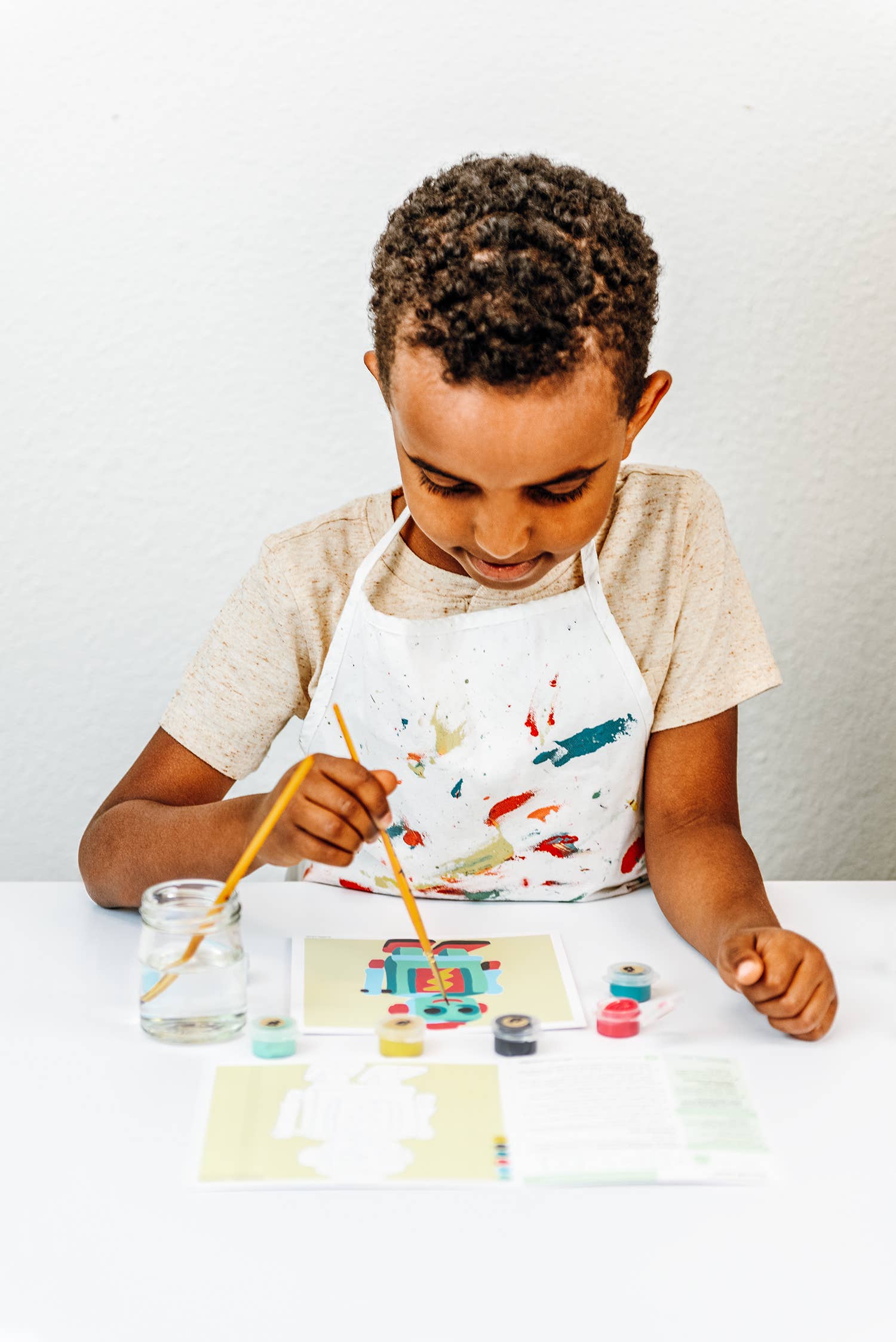 KIDS MINI Retro Bot Paint-by-Number Kit