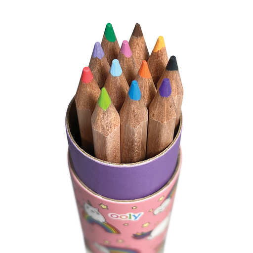 Draw 'n Doodle: Mini Colored Pencils + Sharpener (Display of: NAVY
