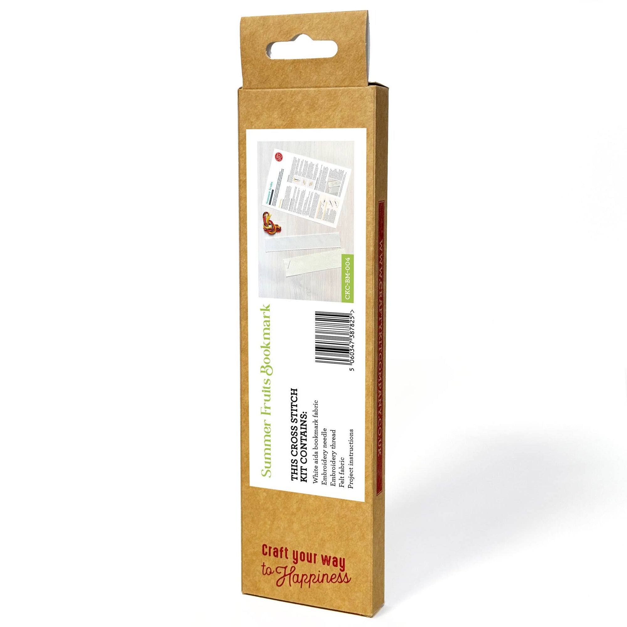 Summer Fruits Cross Stitch Bookmark Kit