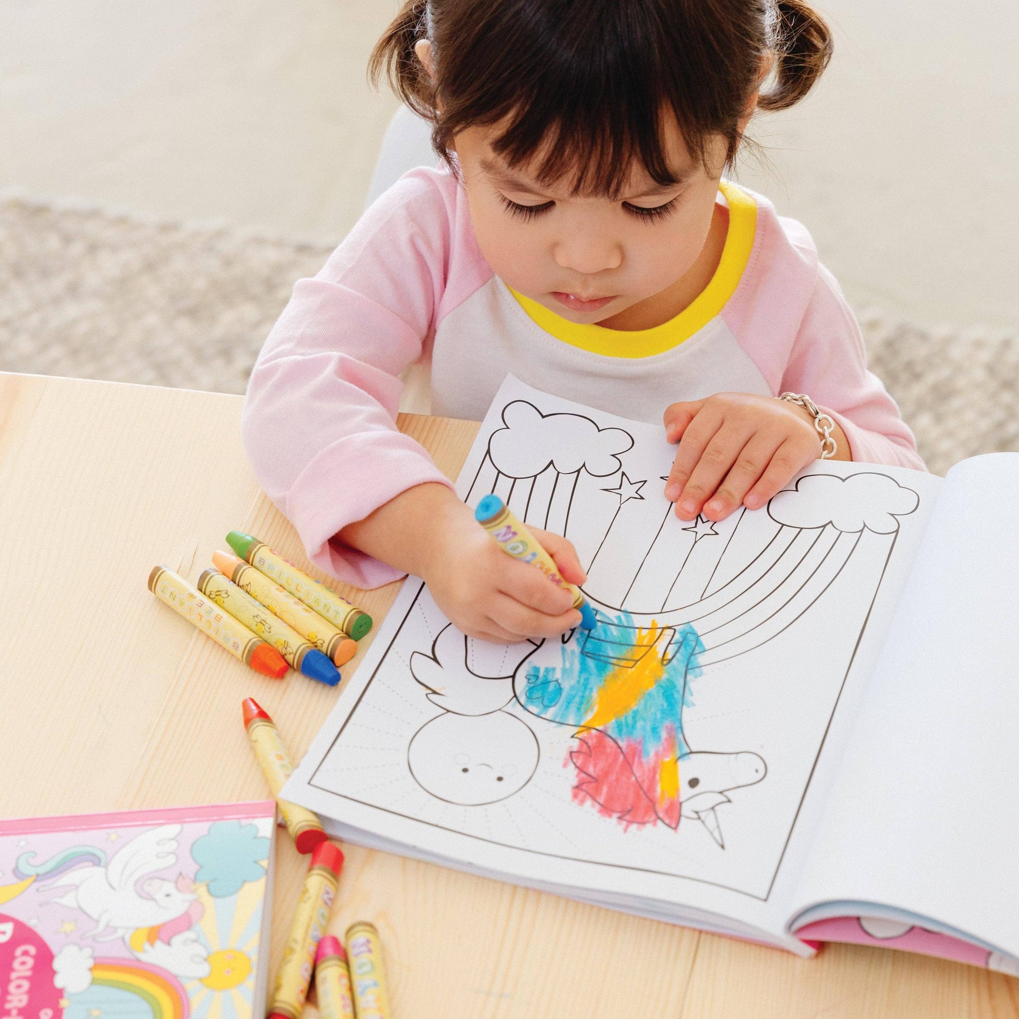 Color-in' Book - Enchanting Unicorns - 31 Pages