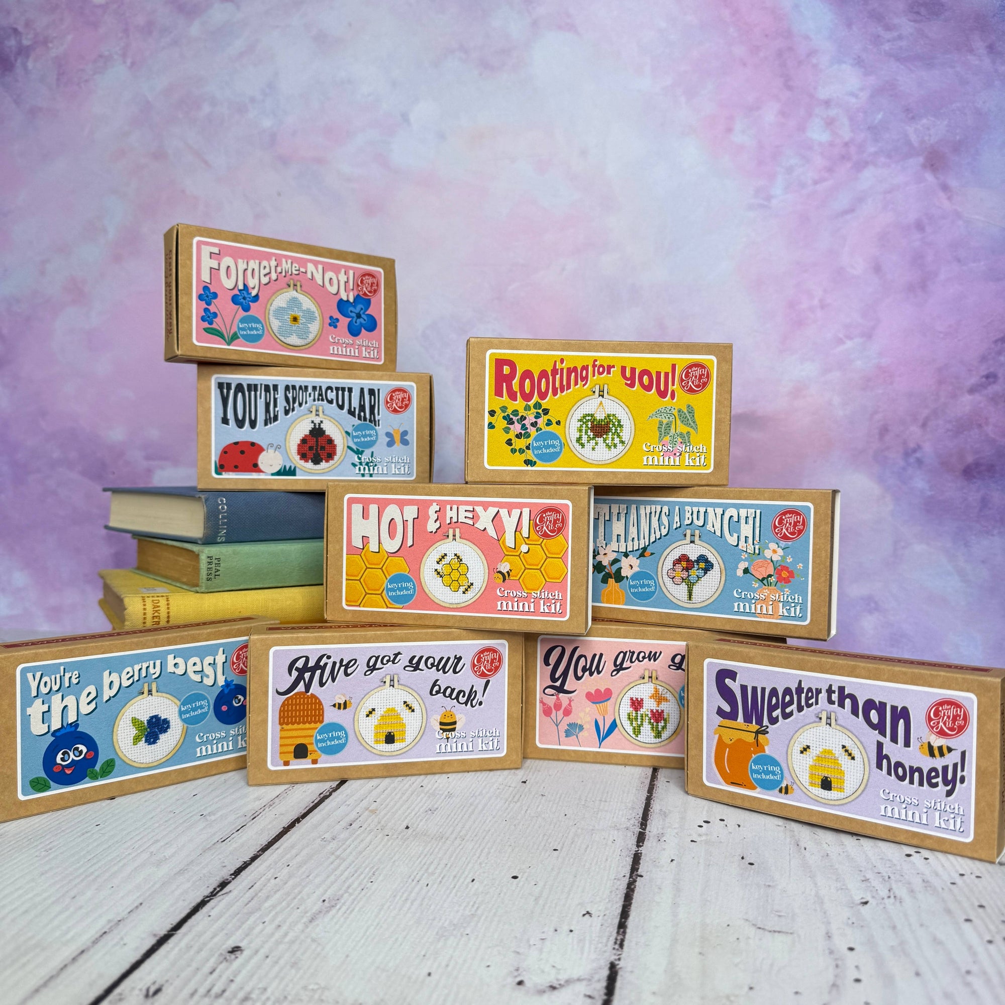 Thanks a Bunch! Mini Matchbox Cross Stitch Kit