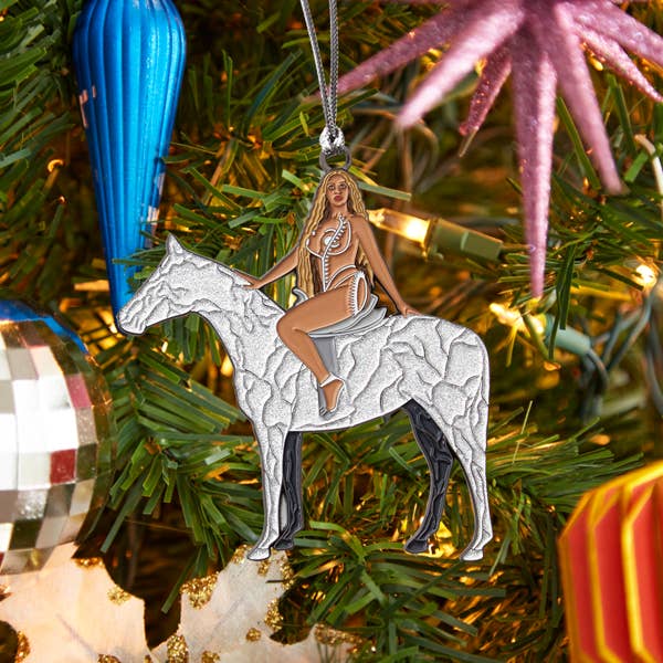Beyonce Enamel Enamel Holiday Ornament