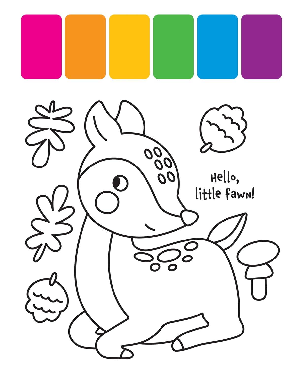 My First Painting Book: Forest Friends - Includes Paintbrush