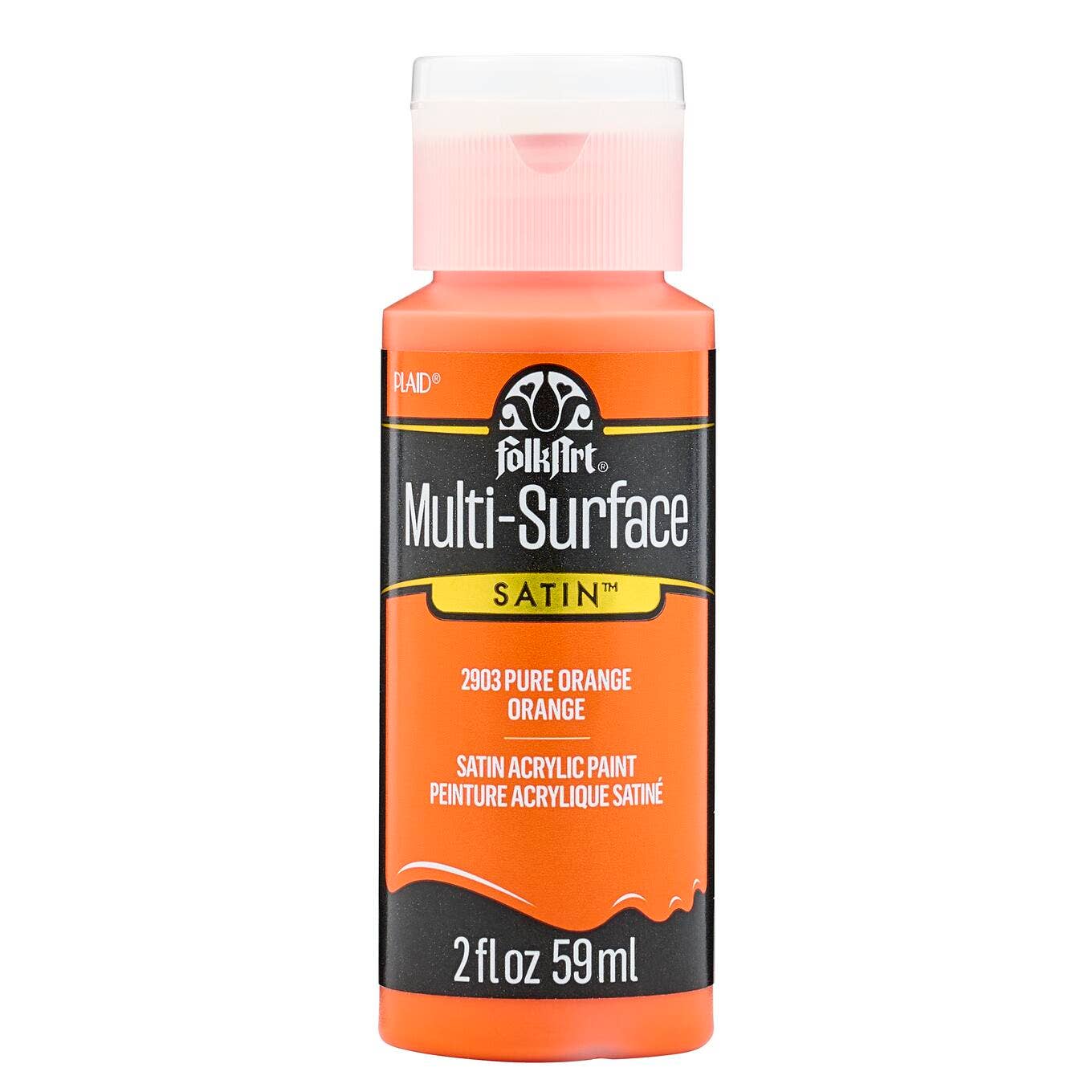 FolkArt ® Multi-Surface Satin Acrylic Paint - 2 oz: Titanium White