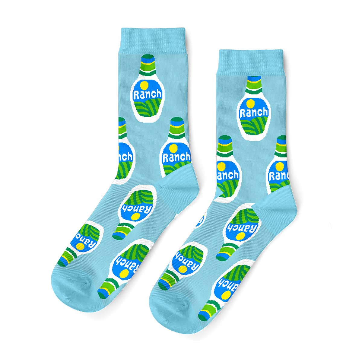 Ranch Crew Socks | Ranch Dressing Foodie Gift | Small