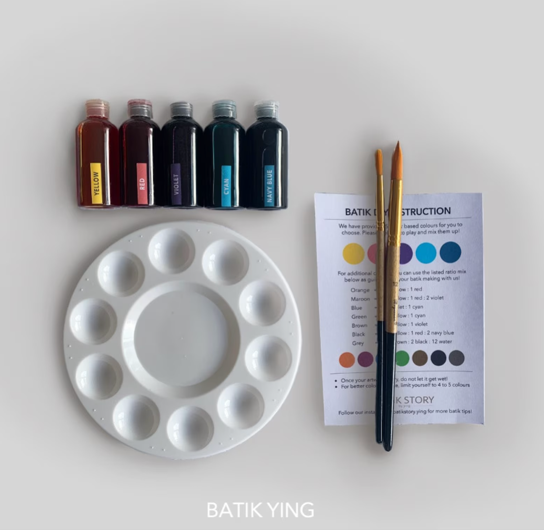 River Heron | Batik Craft Kit | Hand-Waxed DIY Art Kit UK: Batik Kit