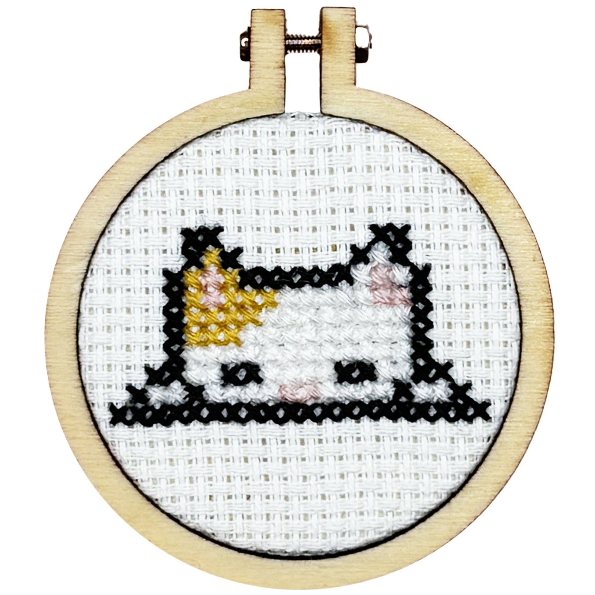 &#39;How Are You Feline?&#39; Mini Matchbox Cross Stitch Kit