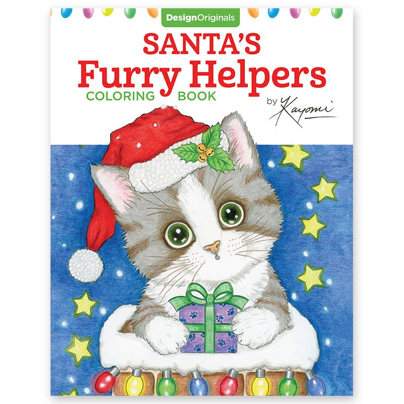 Santa&#39;s Furry Helpers Coloring Book