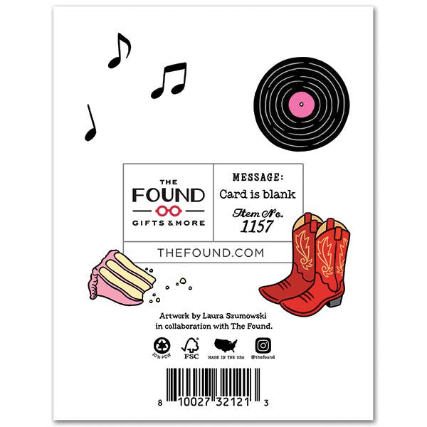 Dolly Parton Birthday Card