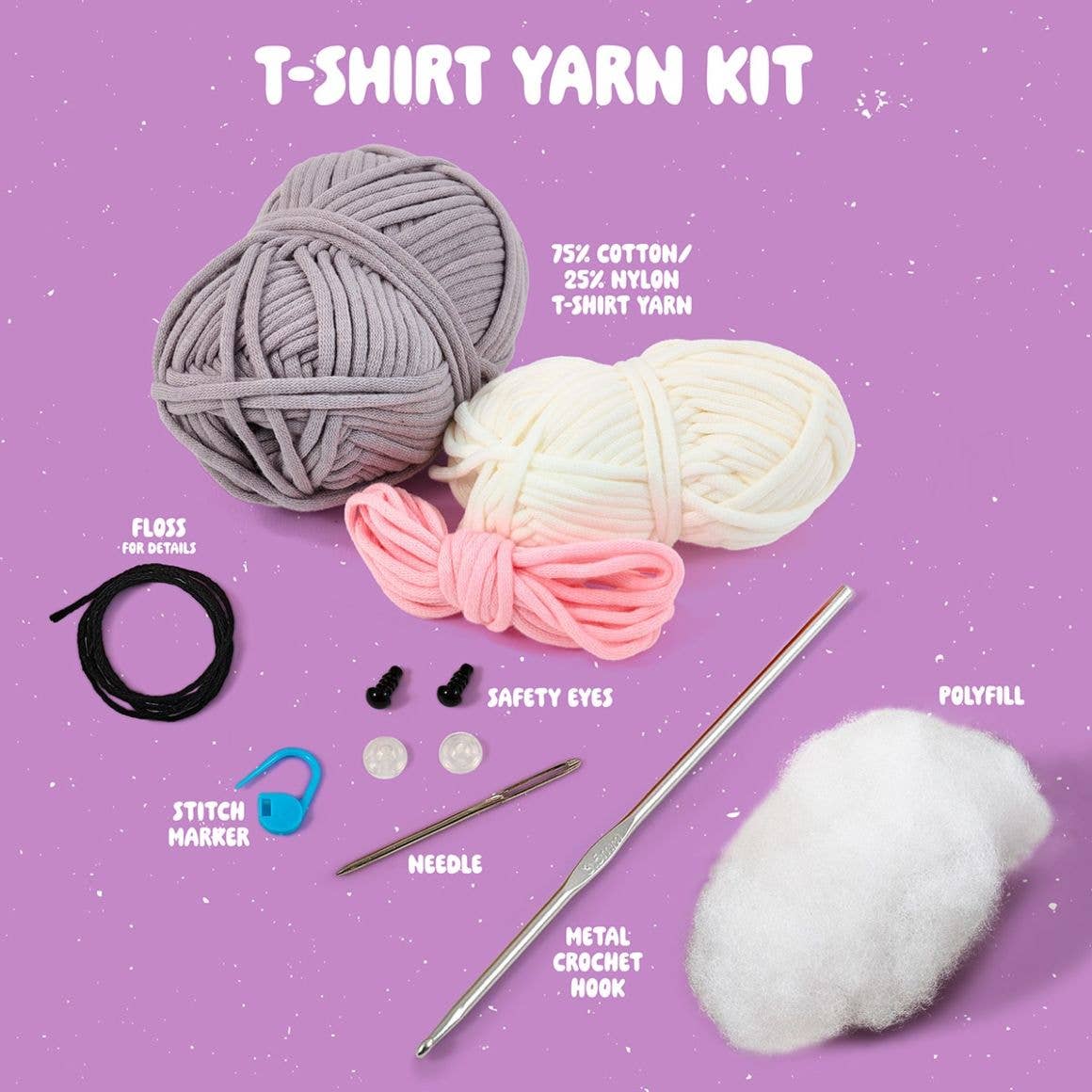 Bucilla ® Amigurumi Crochet Kit - Caylee the Cat 5"