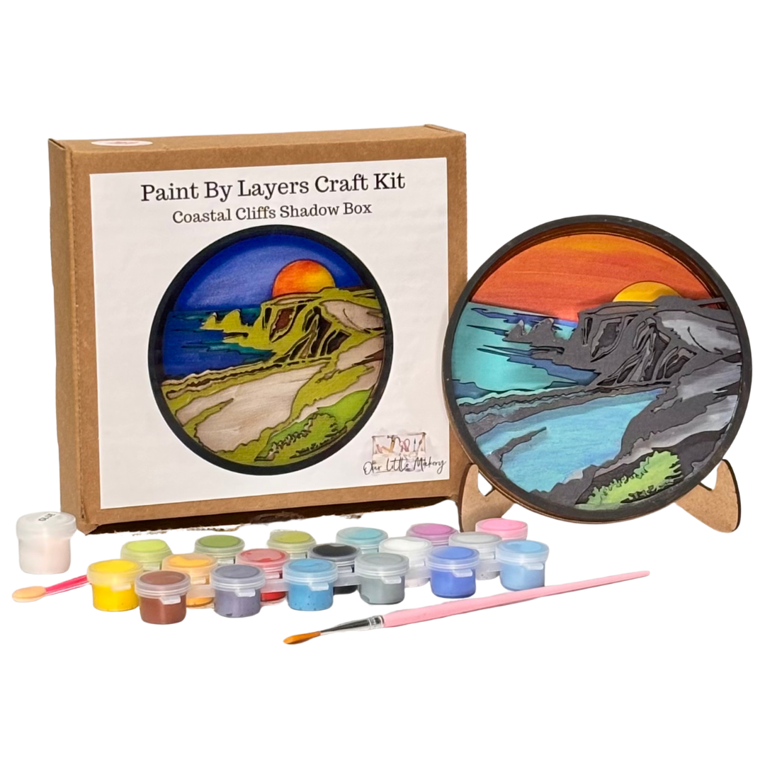 Coastal Cliffs Shadow Box Kit