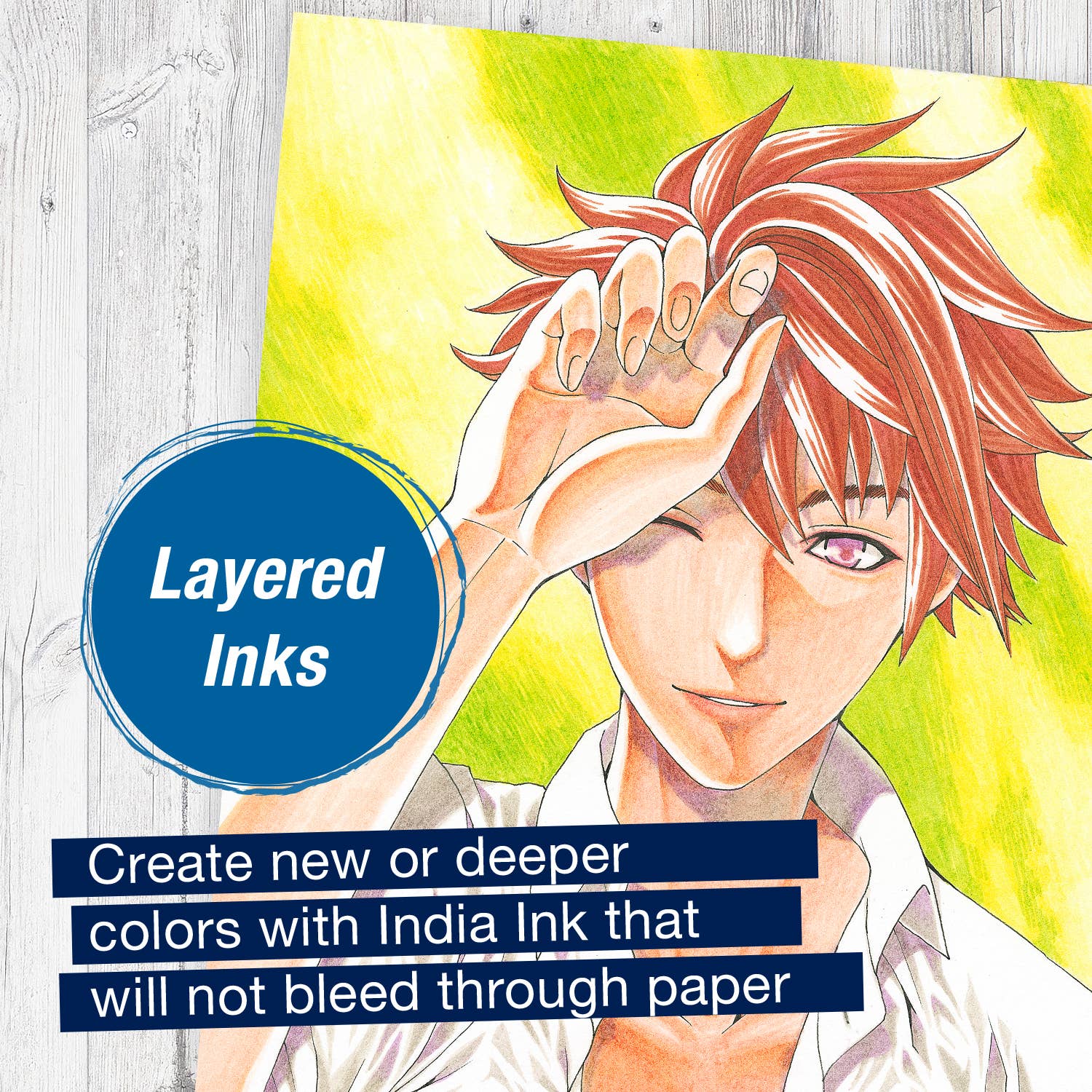 Pitt Artist Pen, Manga Kaoiro Set - Wallet of 6