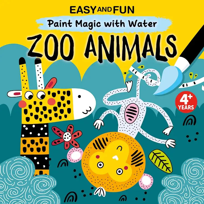 Paint Magic with Water: Zoo Animals