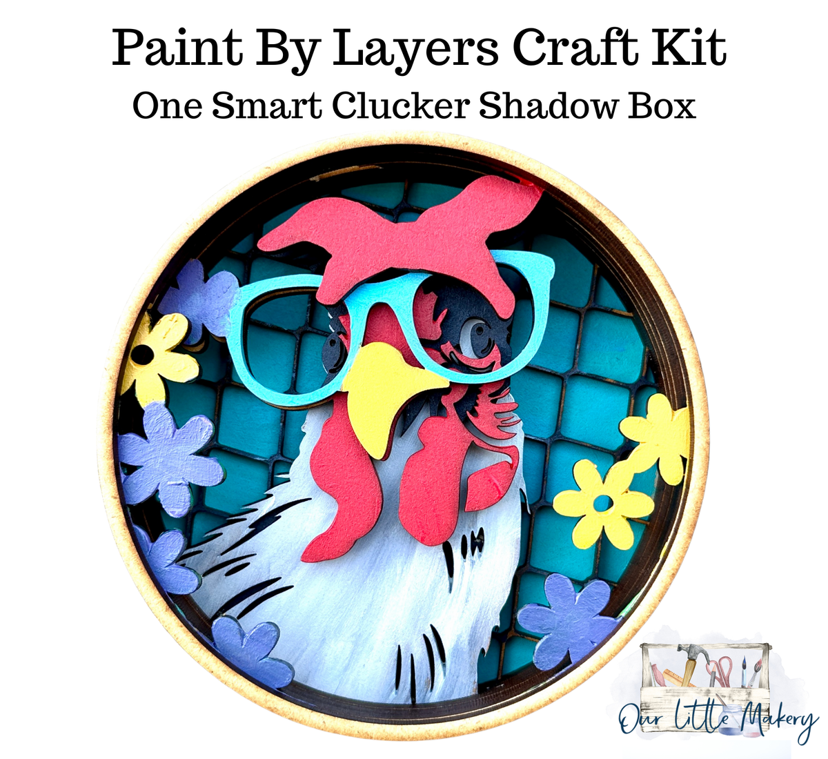 One Smart Clucker Shadow Box Kit