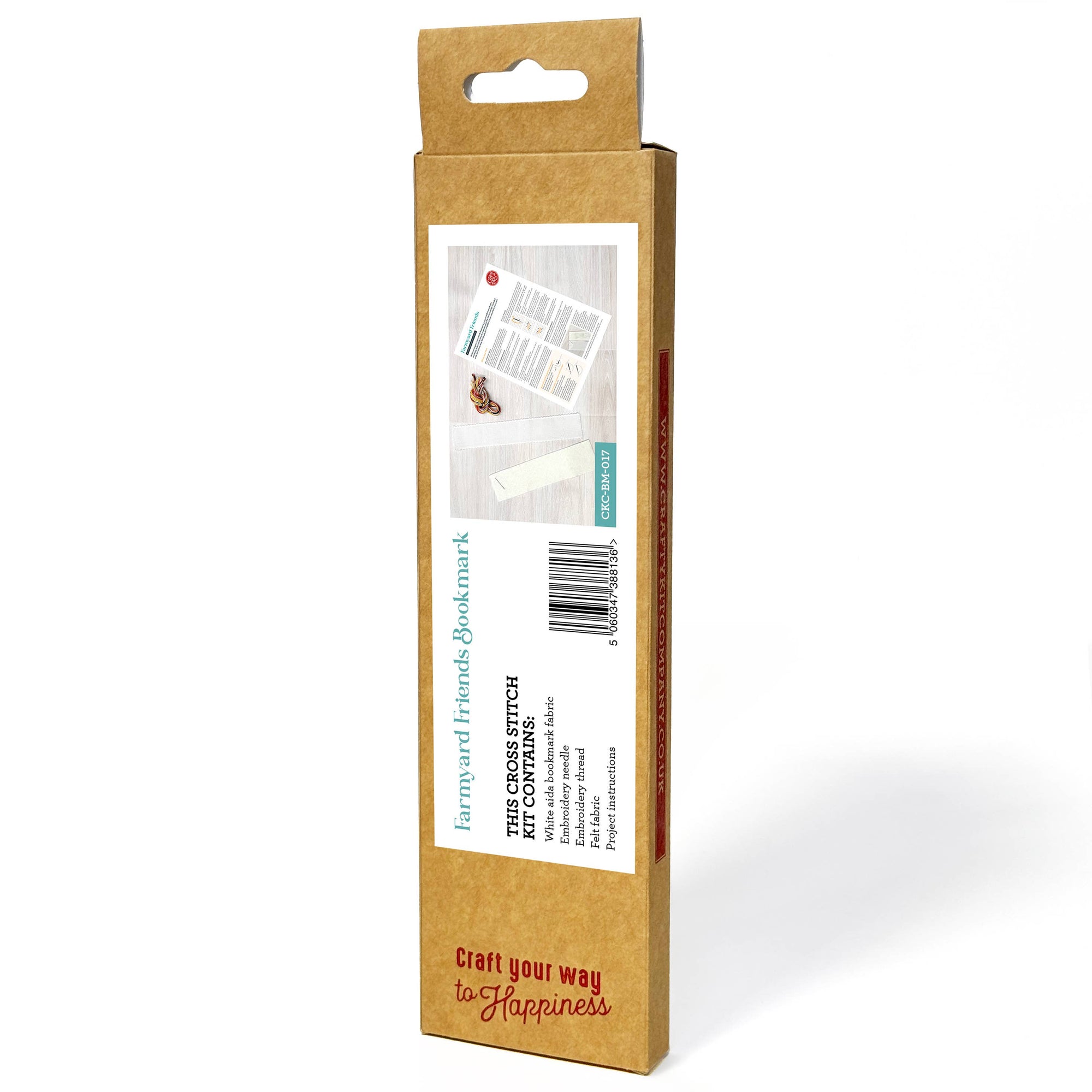 Farmyard Friends Cross Stitch Bookmark Kit