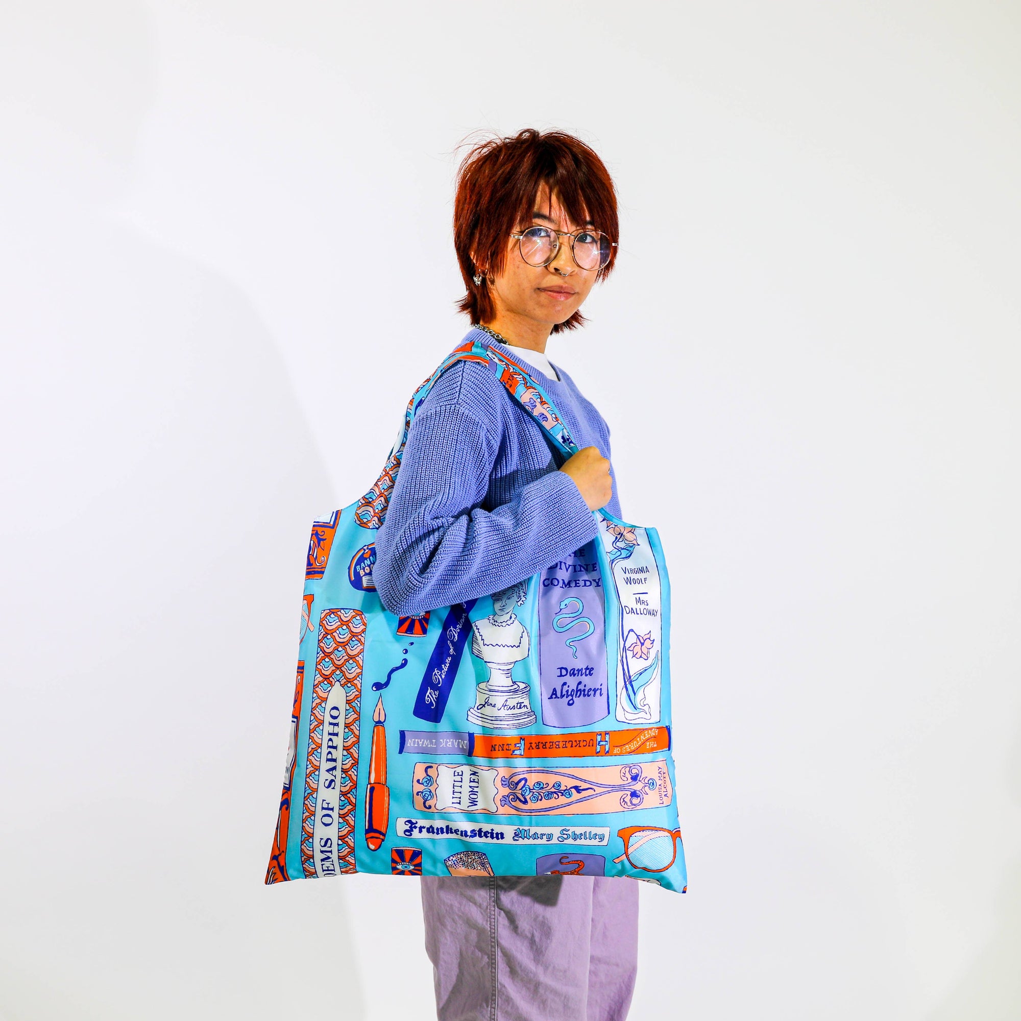 Bookbag Art Sack® | Eco-Friendly Reusable Book Lovers Tote