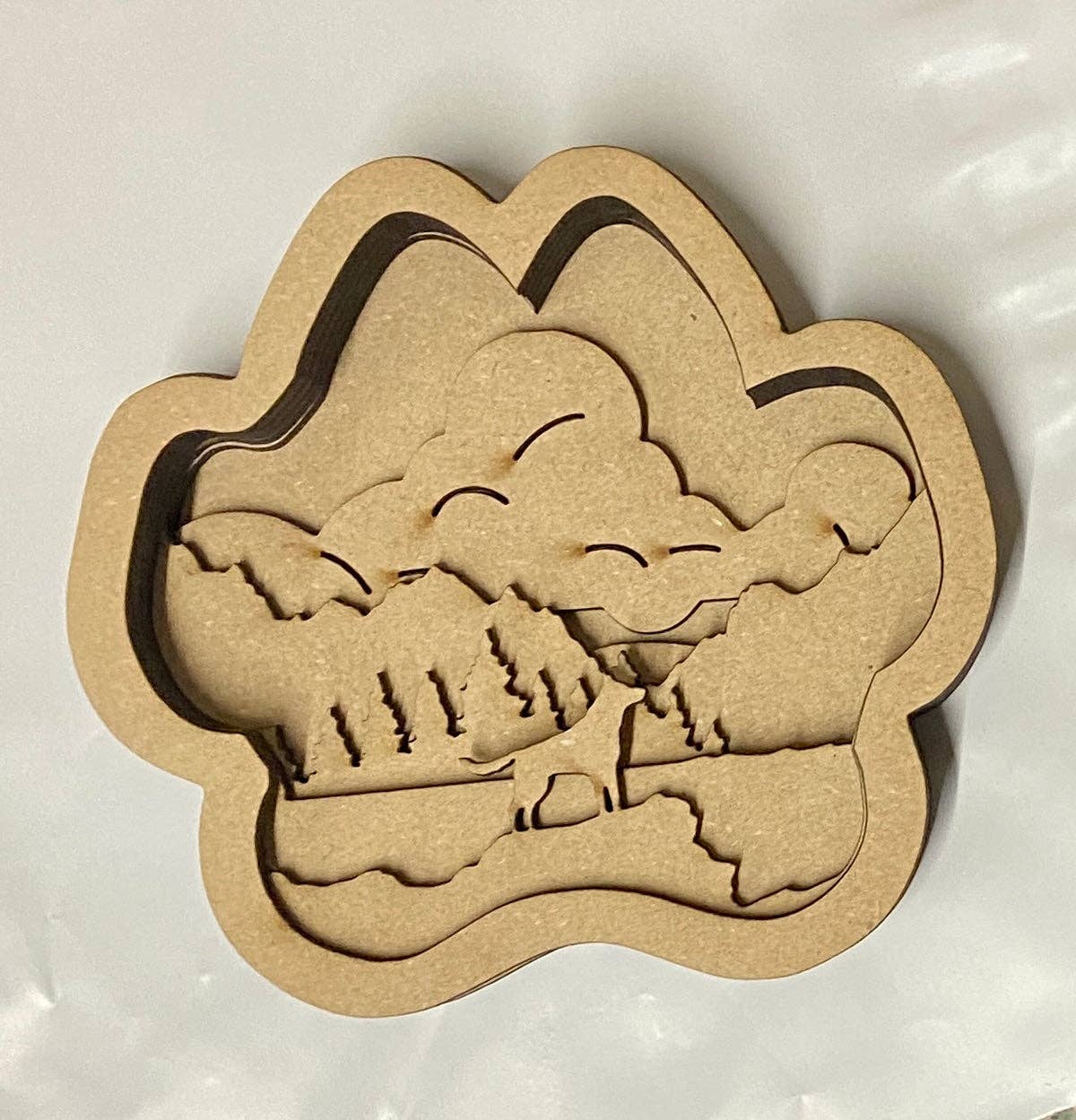 Dog Paw Shadow Box Kit