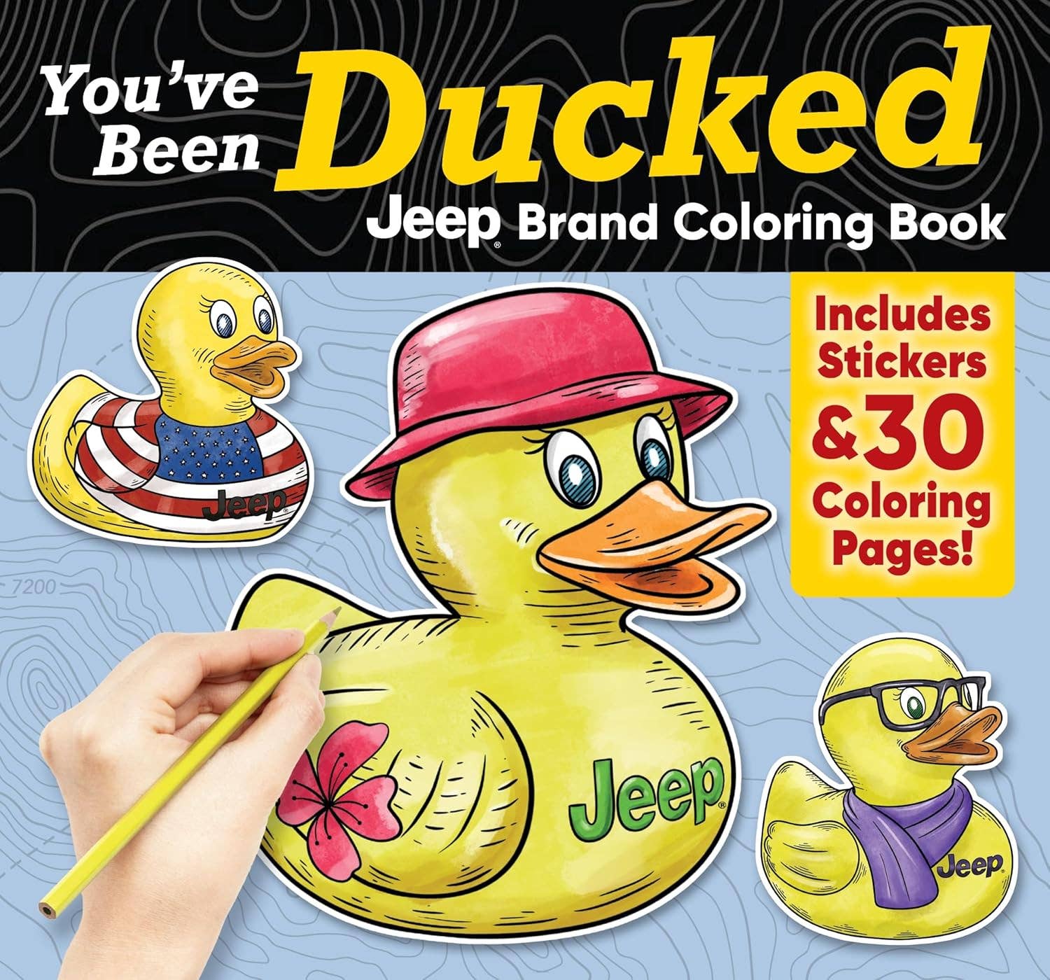 You've Been Ducked Jeep® Brand Coloring Book + Stickers
