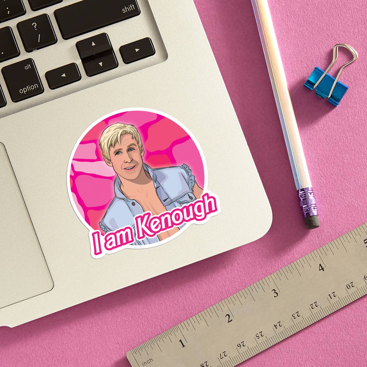 I am Kenough Die Cut Sticker