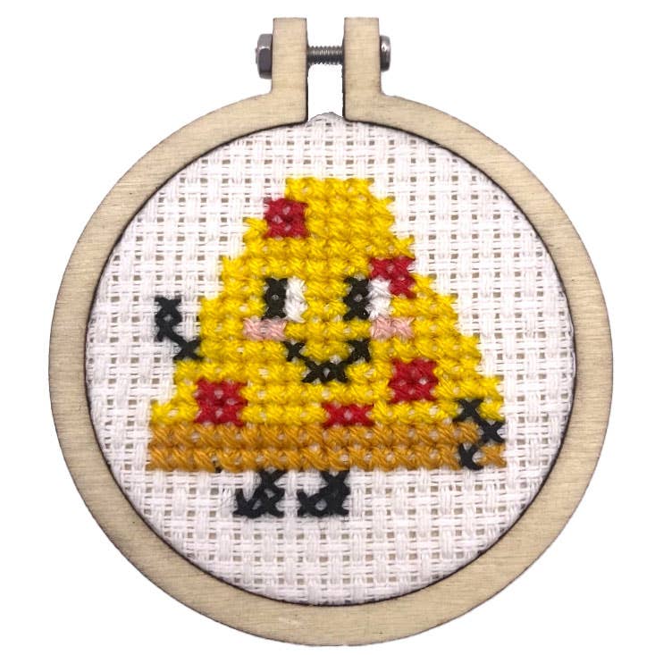 'Take A Pizza My Heart' Mini Matchbox Cross Stitch Kit
