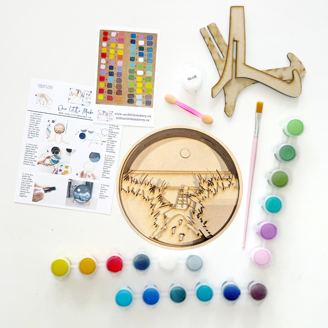 Footprints Shadow Box Kit