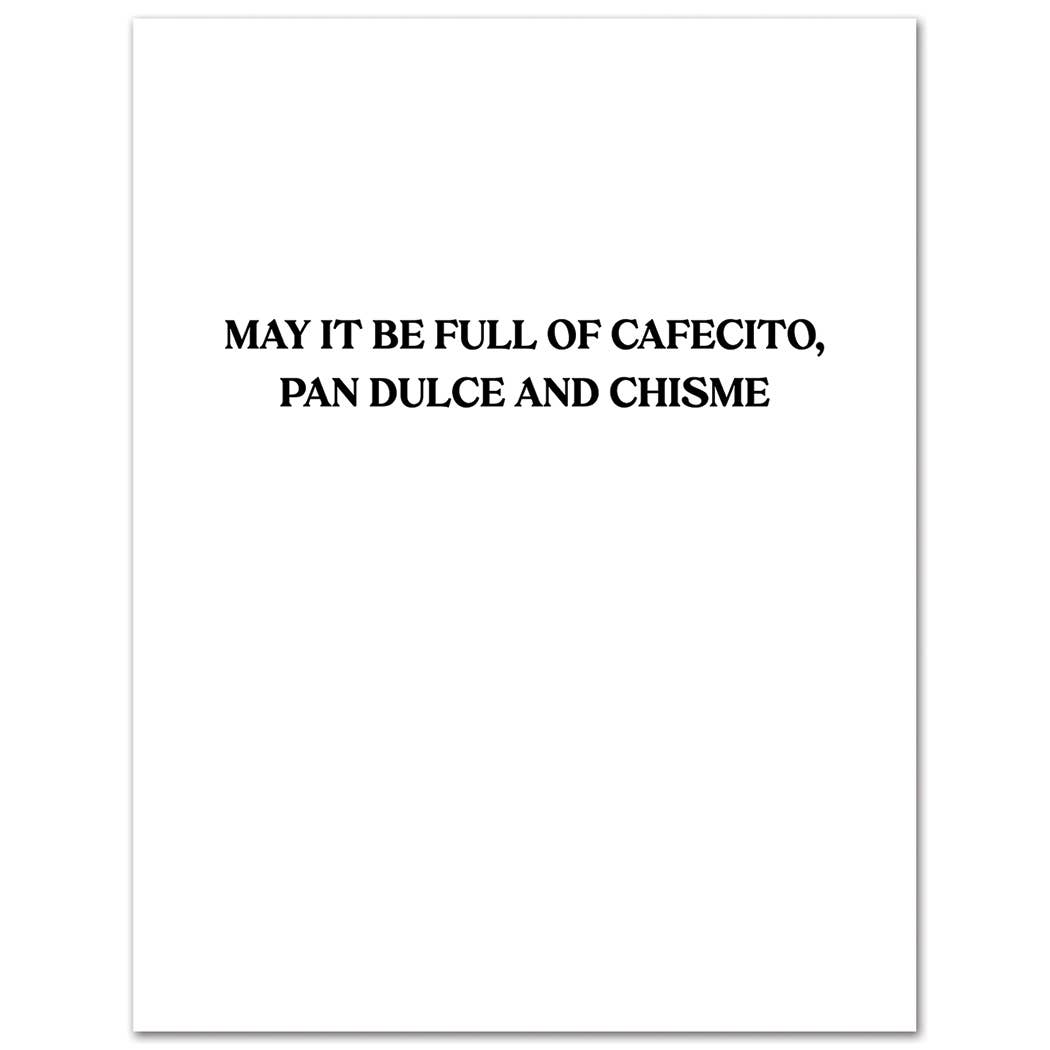 Cafecito Holidays Con Chisme Feliz Navidad Christmas Card