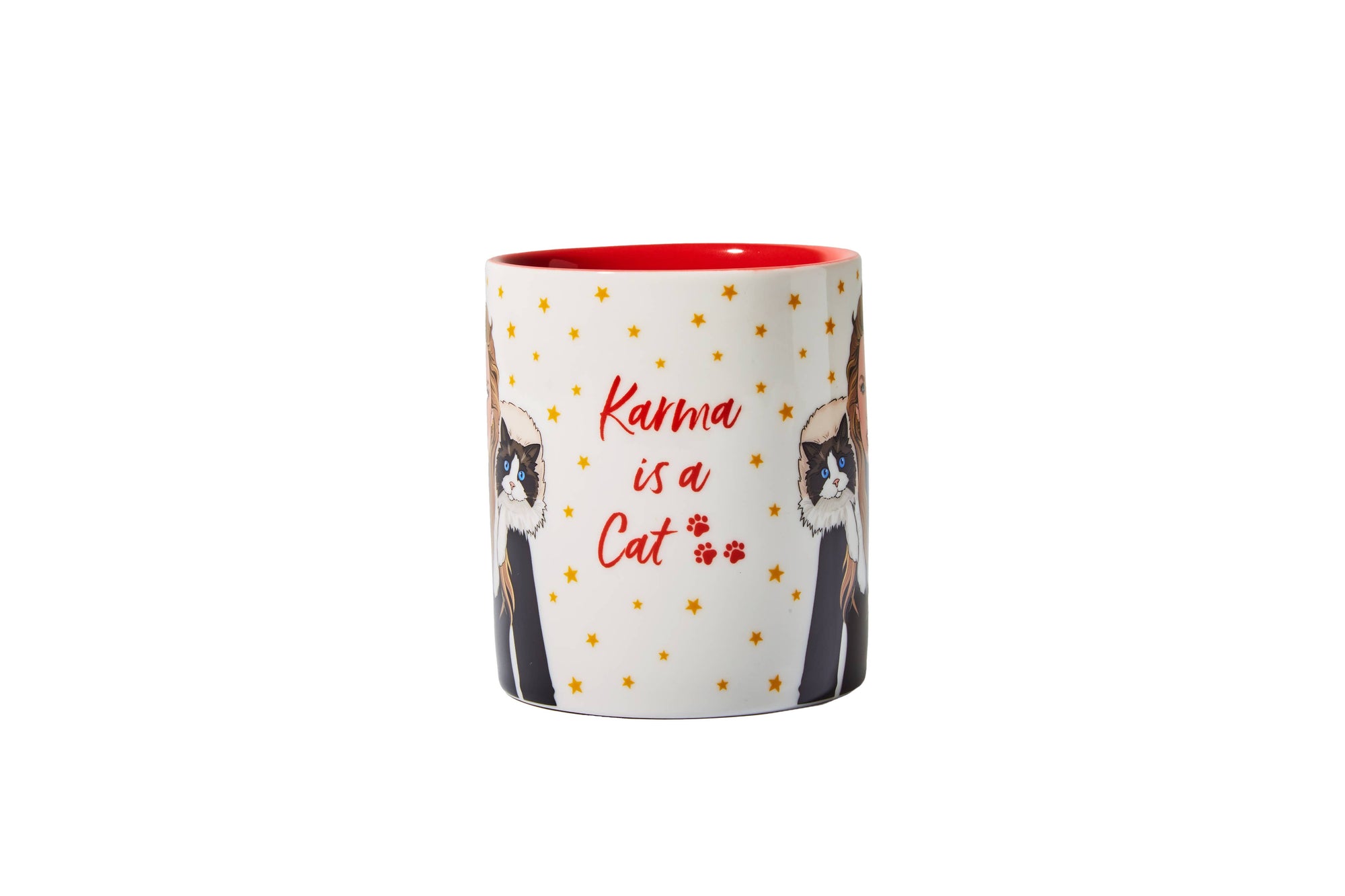 Karma is a Cat Pop Star Coffee Mug