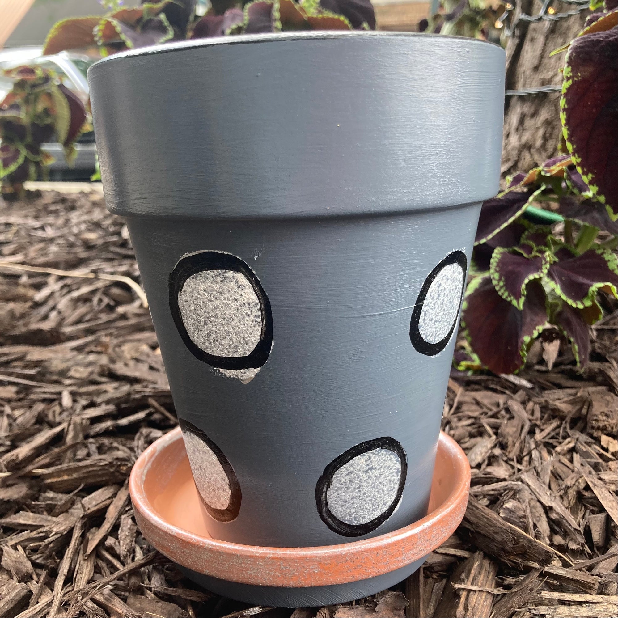 painting planting pots Flower Pot Painting Class