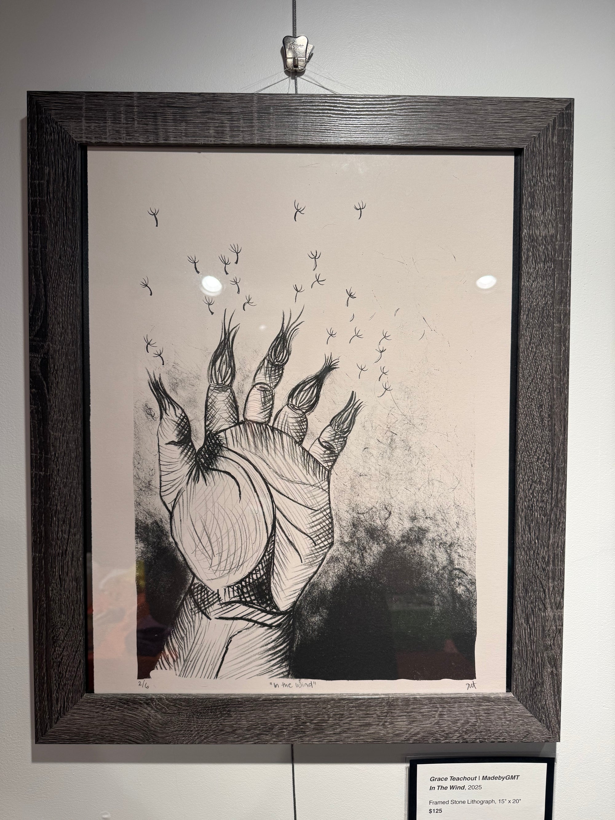 In the Wind -- Framed Print