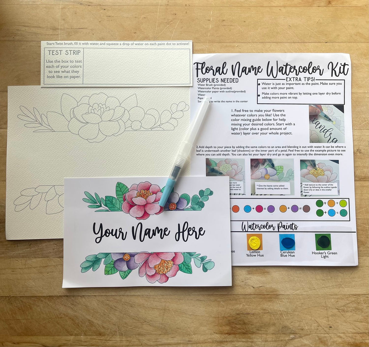 Alexandra N Designs | Watercolor Kits