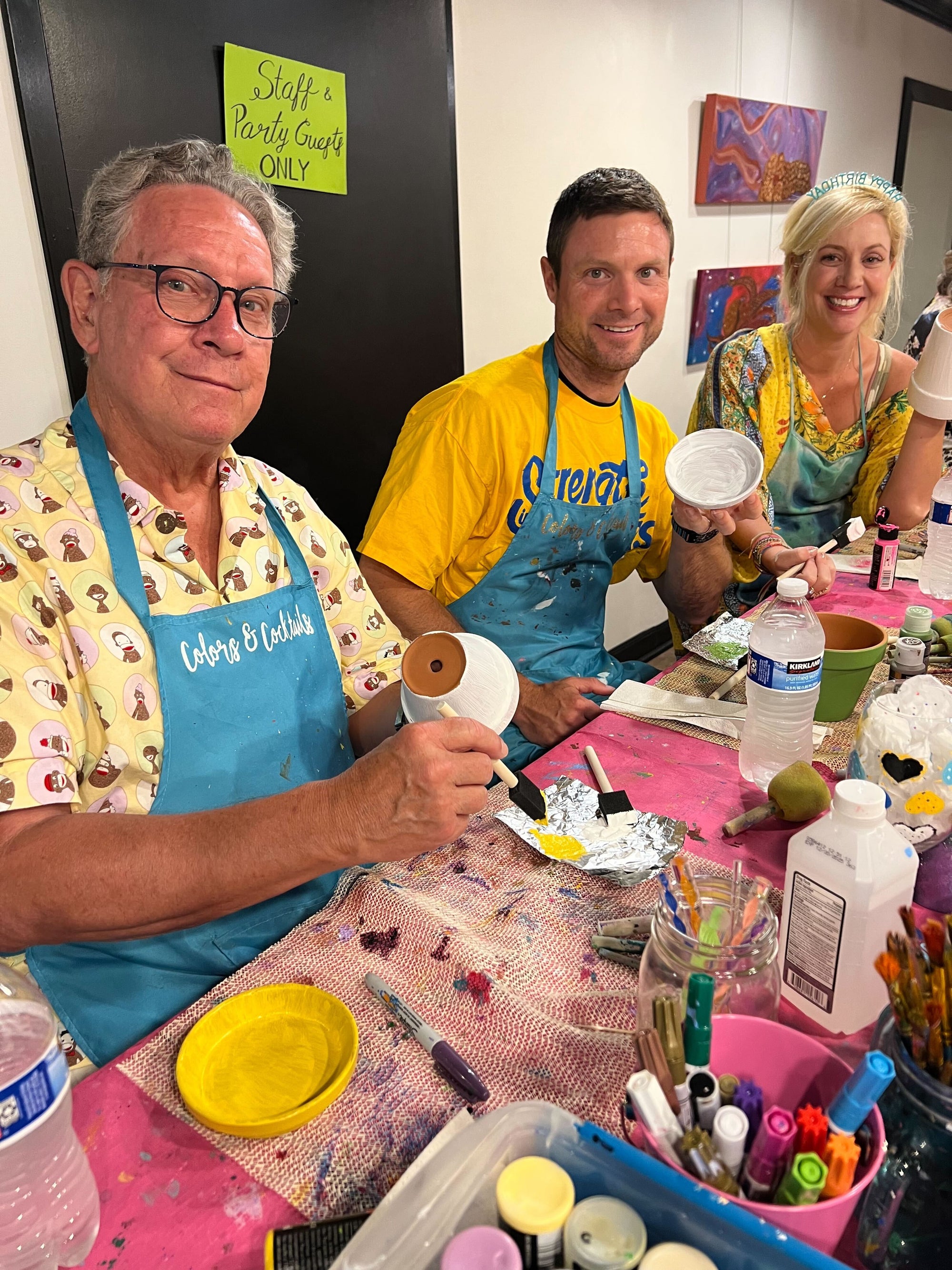 Flower Pot Painting Class