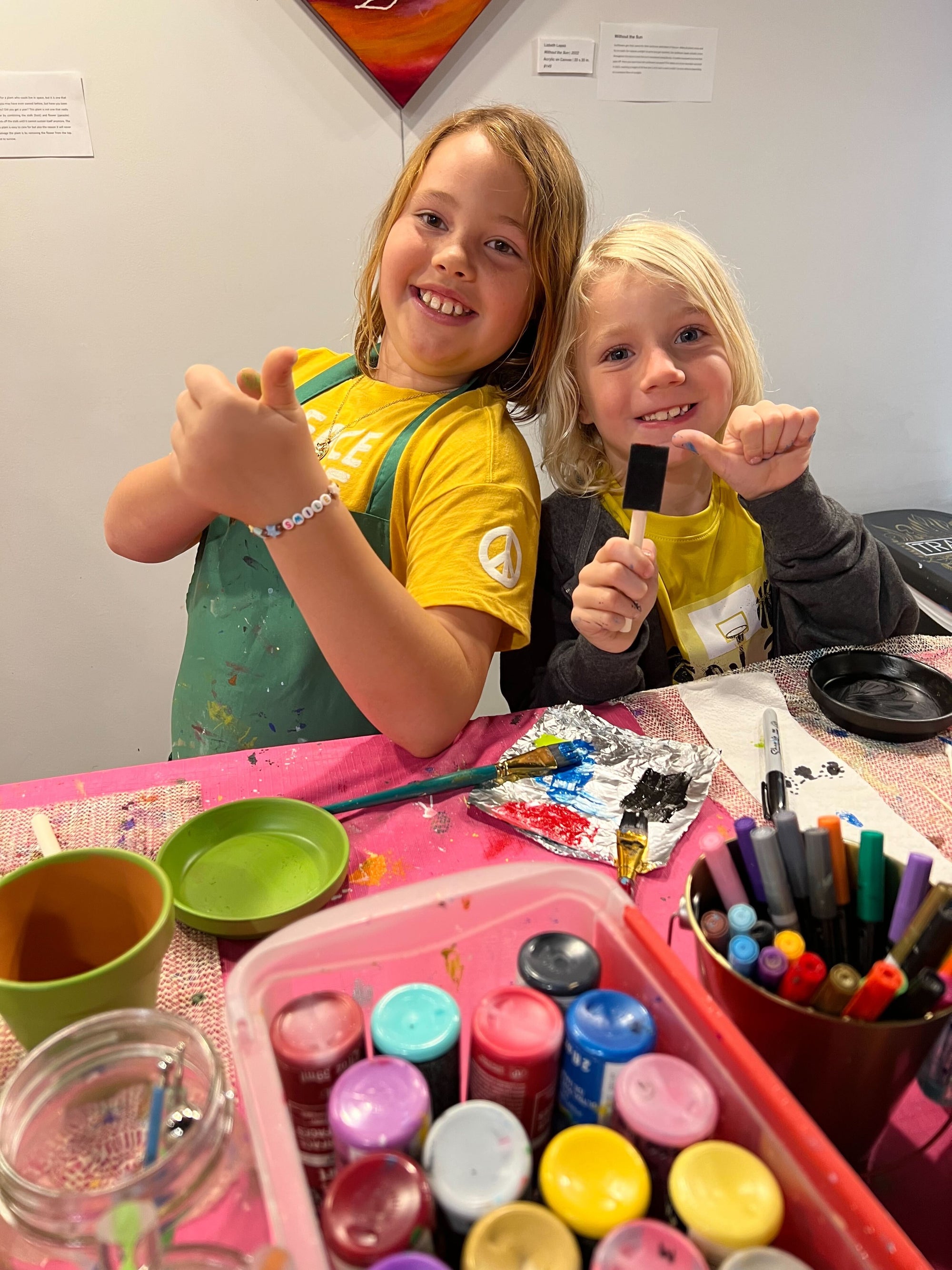 Flower Pot Painting Class