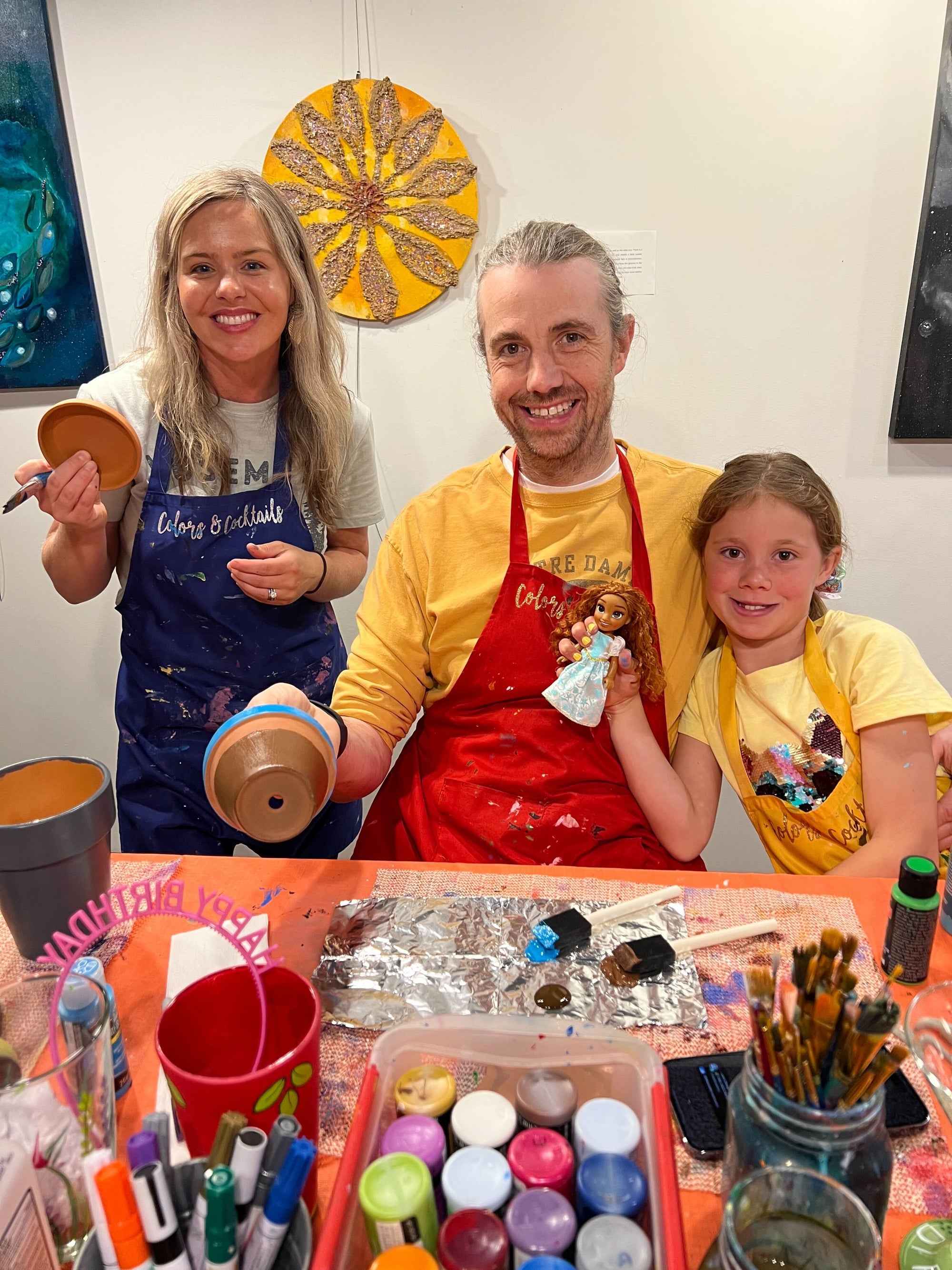 Flower Pot Painting Class