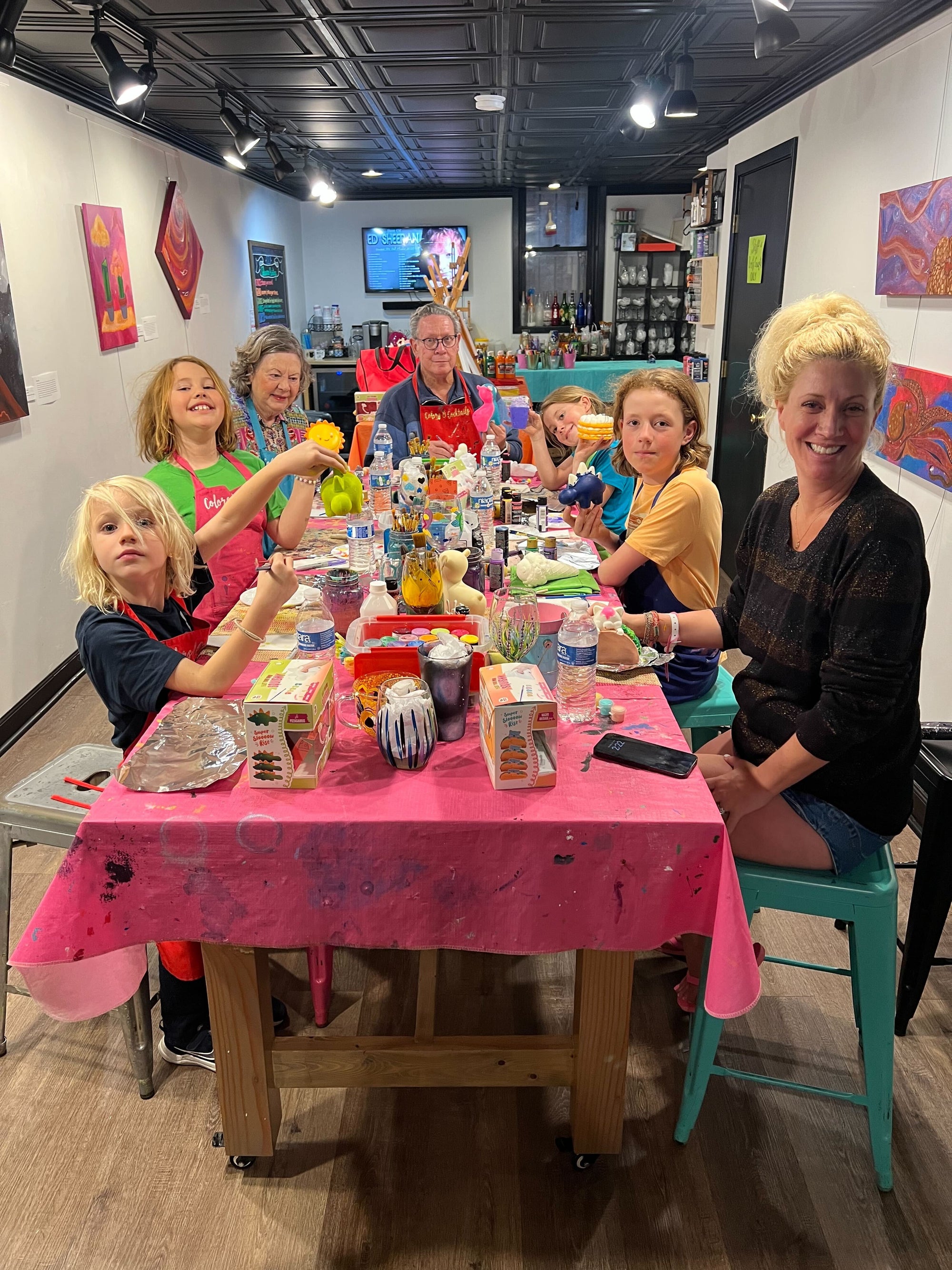 Squishy Painting Class - Colors & Cocktails