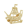 3D Wooden Puzzle Paint Kit: Swing Boat