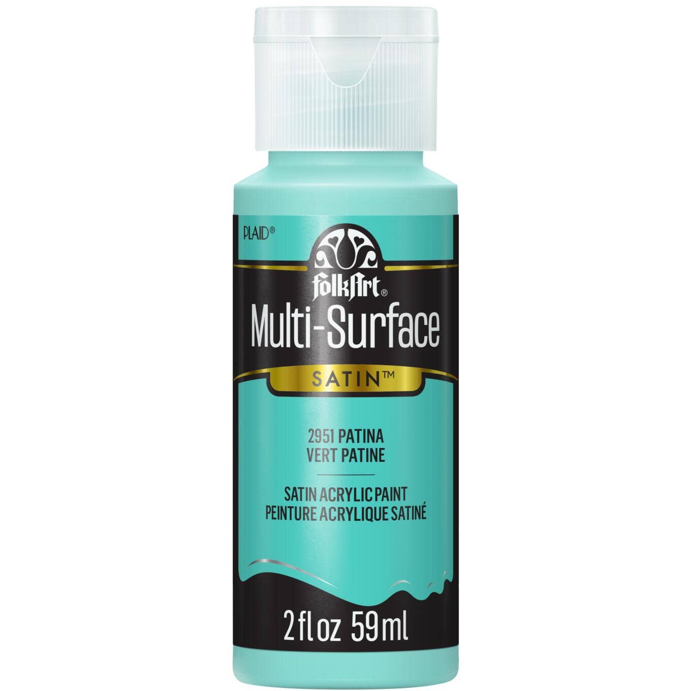FolkArt ® Multi-Surface Satin Acrylic Paint - 2 oz: Patina