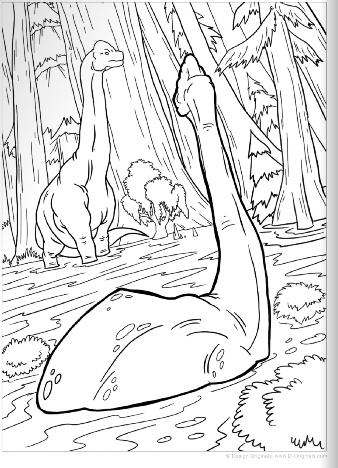 Dinosaurs Coloring Book