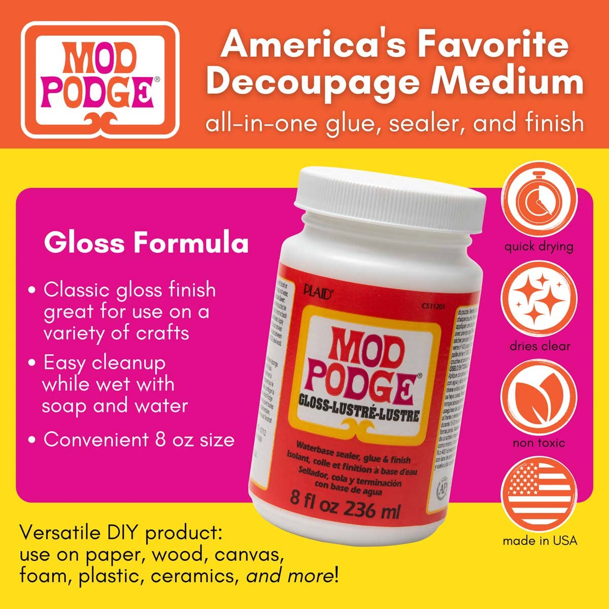 Gloss Mod Podge 8oz