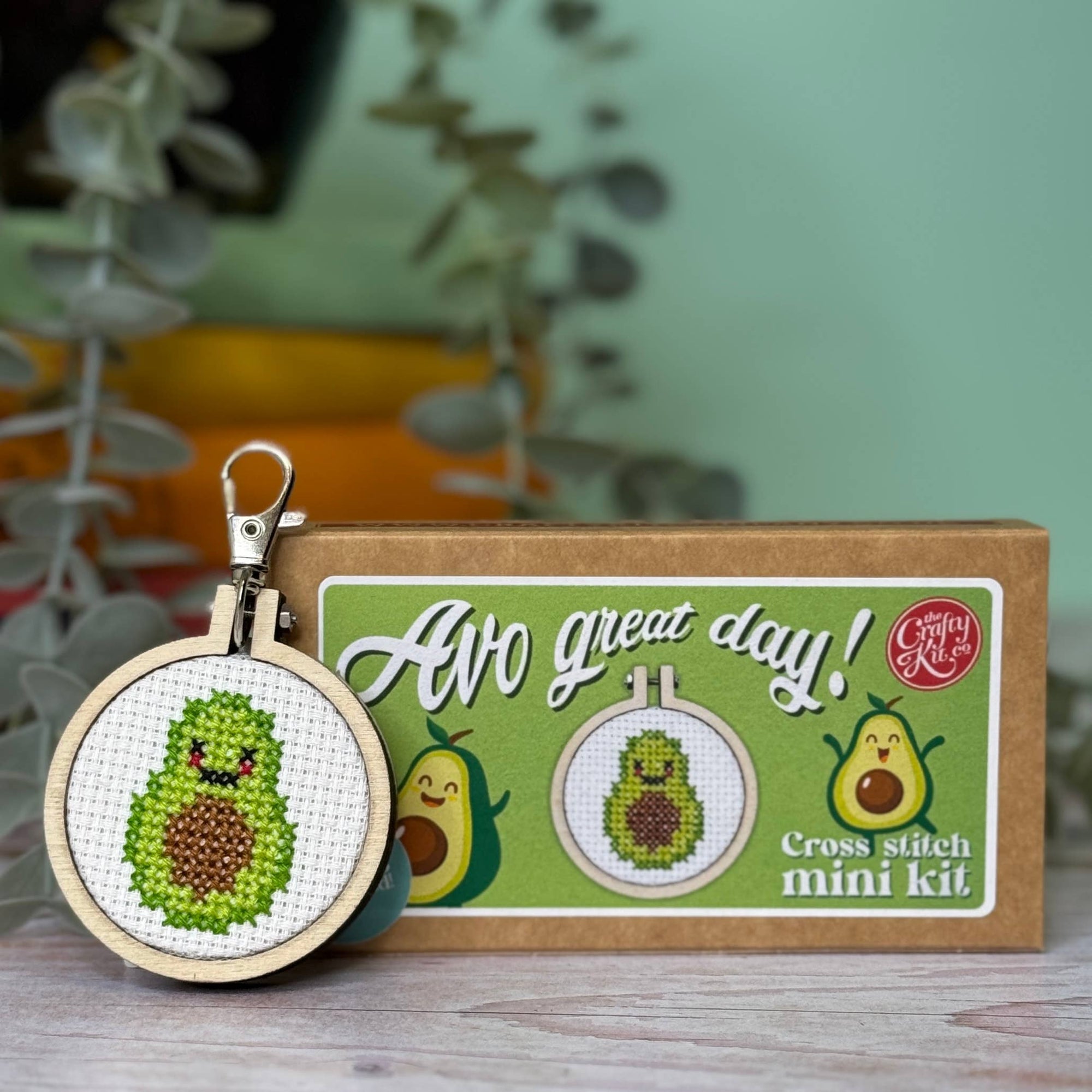 'Avo Great Day!' Mini Matchbox Cross Stitch Kit