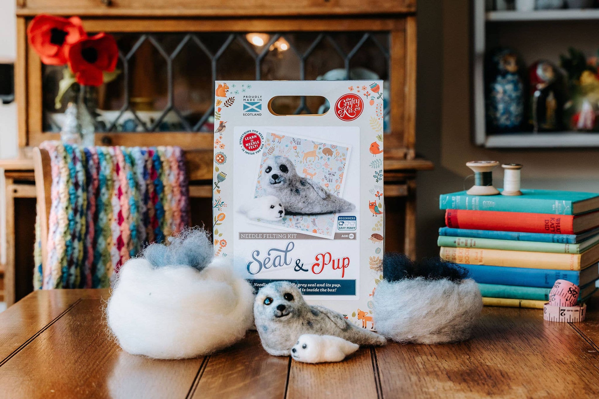 Seal &amp; Pup Needle Felting Kit