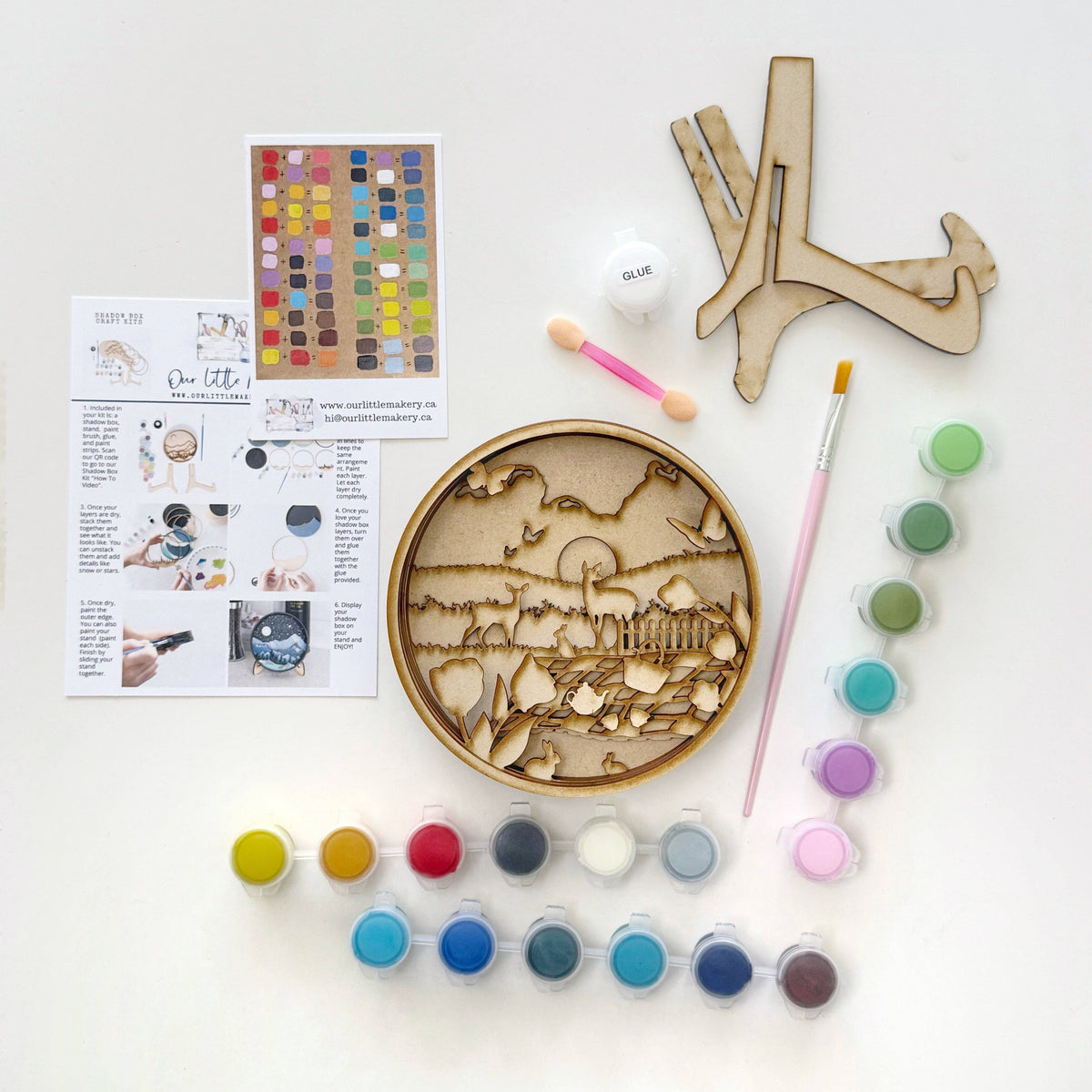 Mother Nature&#39;s Picnic Shadow Box Kit