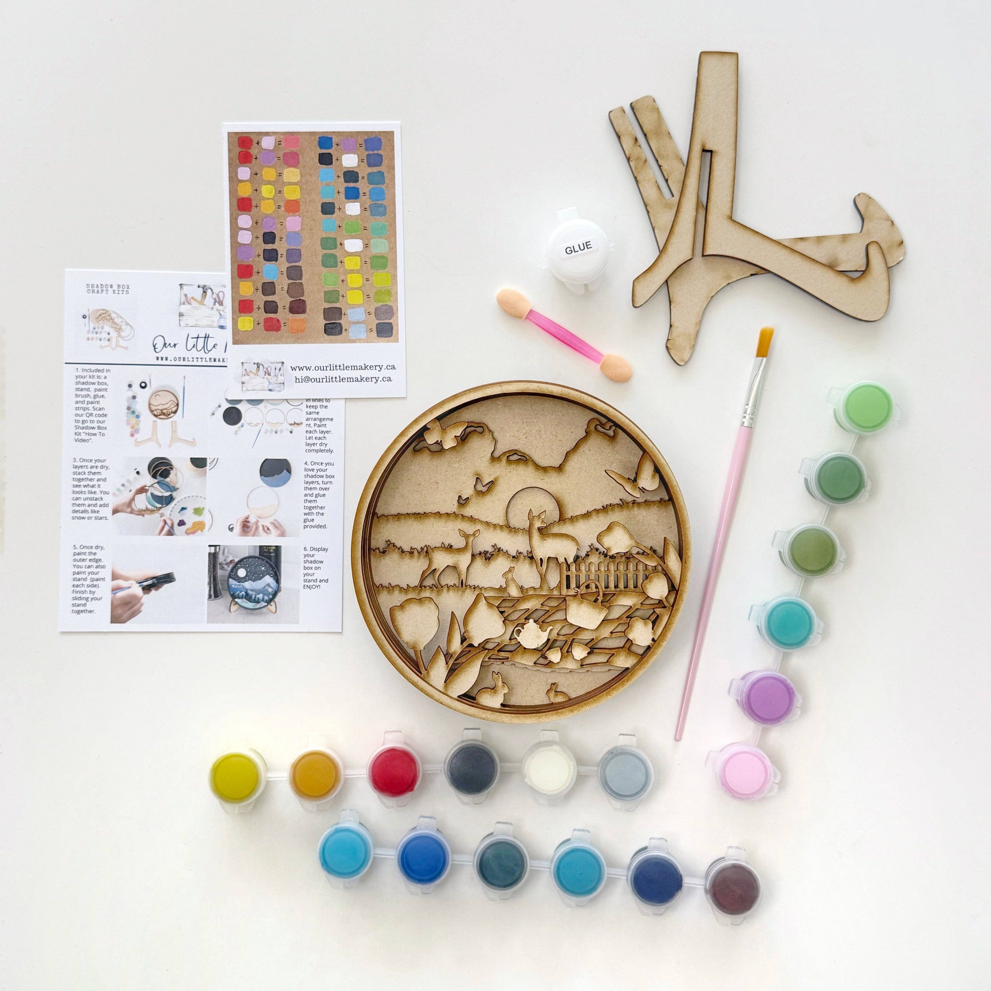 Mother Nature&#39;s Picnic Shadow Box Kit