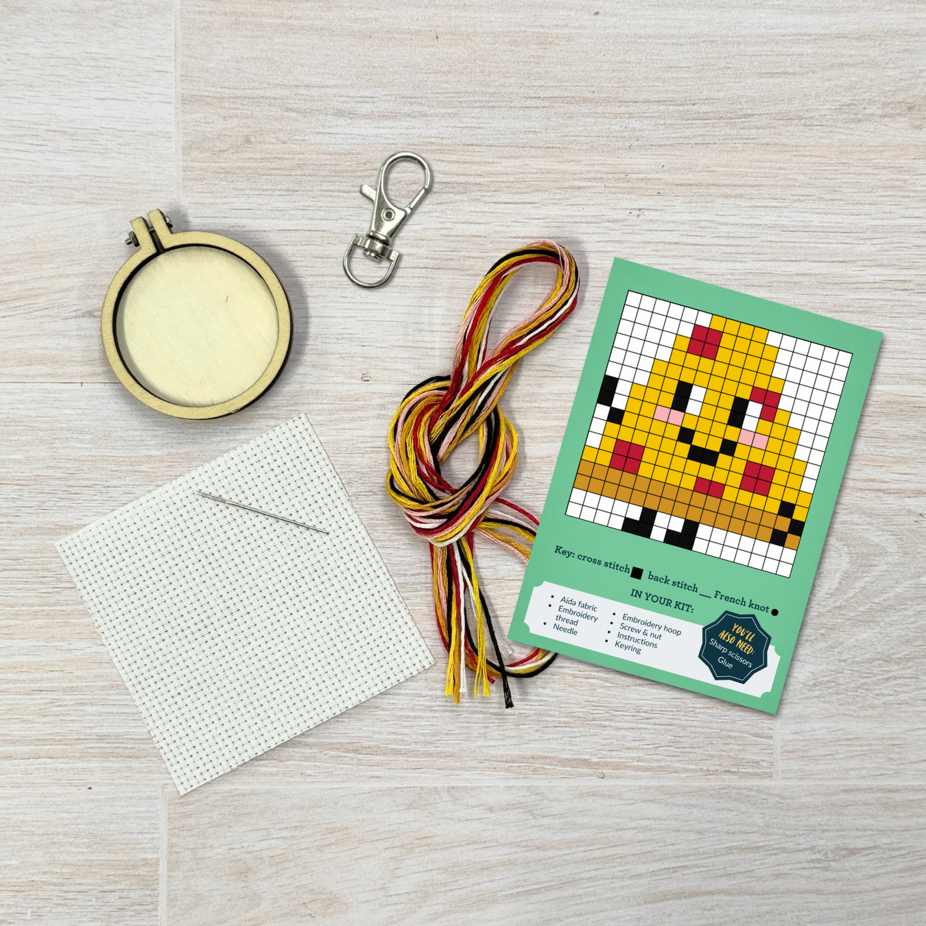 'Take A Pizza My Heart' Mini Matchbox Cross Stitch Kit